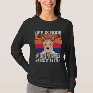 Portuguese Podengo Pequenos Makes Your Life Good V T-Shirt