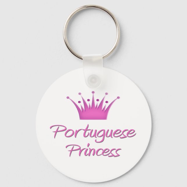 Portuguese Princess Keychain (Front)
