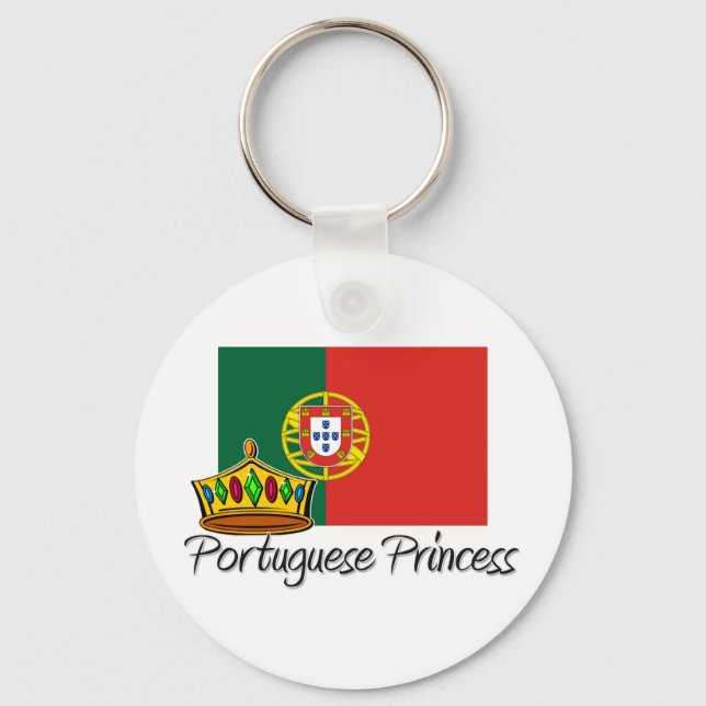 Portuguese Princess Keychain (Front)