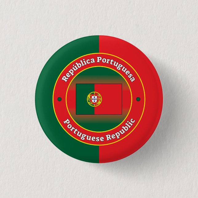 Portuguese Republic Button (Front)