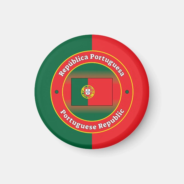Portuguese Republic Magnet (Front)