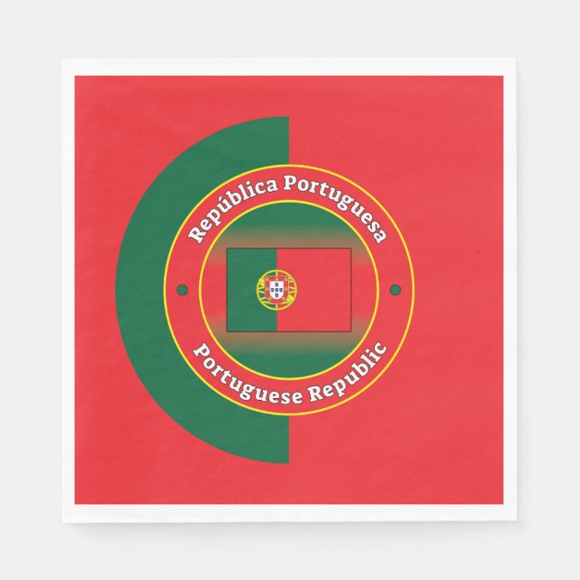 Portuguese Republic Napkins (Front)