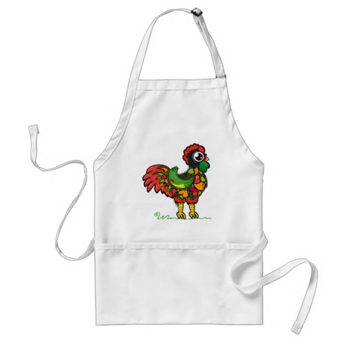 Portuguese Rooster apron