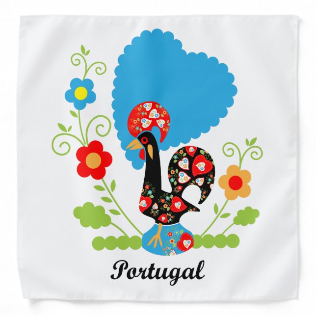 Portuguese Rooster Bandana (Front)