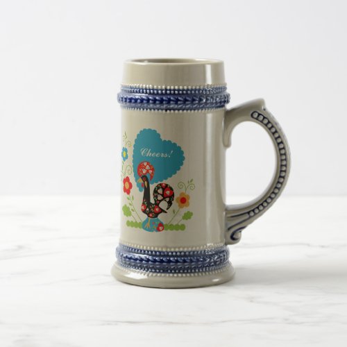 Portuguese Rooster Beer Stein