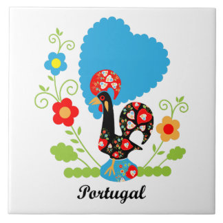 Portuguese Rooster Ceramic Tile