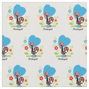 Portuguese Rooster Fabric