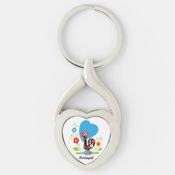 Portuguese Rooster Keychain by aportugueselove at Zazzle