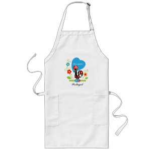 Portuguese Rooster Long Apron