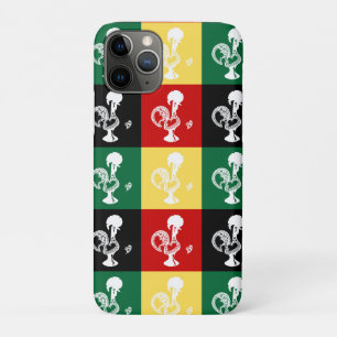 Portuguese Rooster of Barcelos colorful pattern iPhone 11 Pro Case