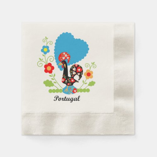 Portuguese Rooster Paper Napkins