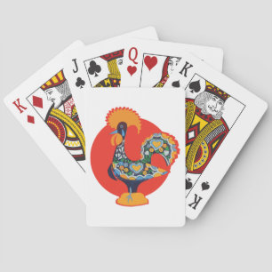 Portuguese Rooster Poker Cards