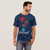 Portuguese Rooster Portugal Galo de Barcelos T-Shirt (Front Full)