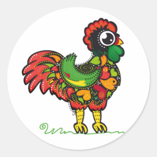 Portuguese Rooster sticker