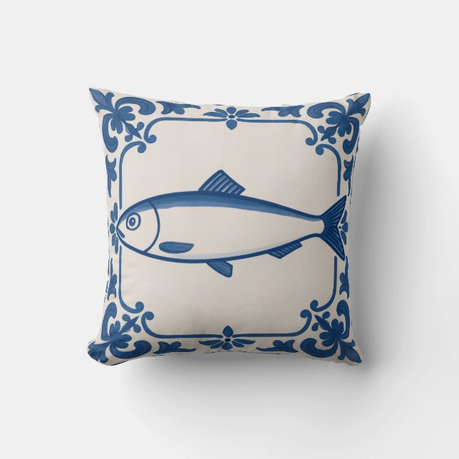 Portuguese sardine -  throw pillow (Front)