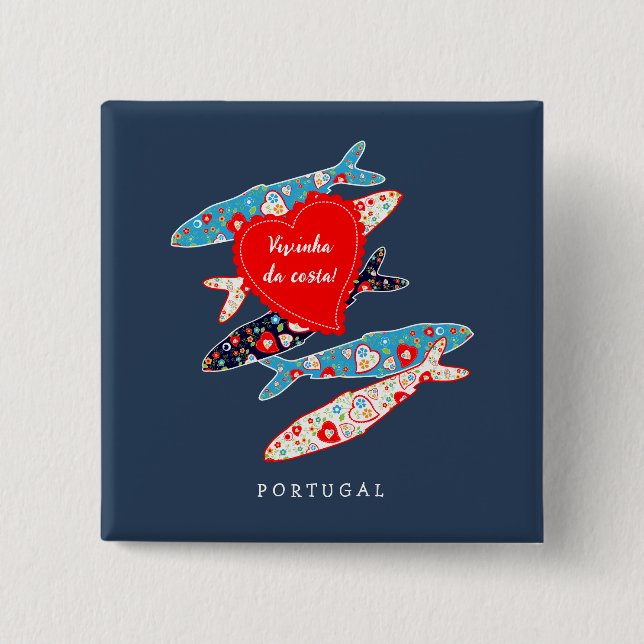 Portuguese sardines button (Front)
