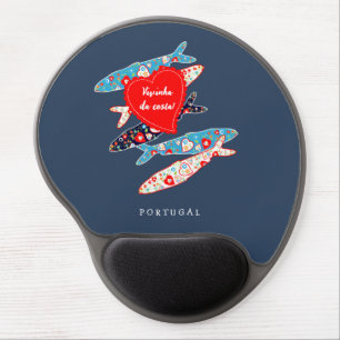 Portuguese sardines gel mouse pad