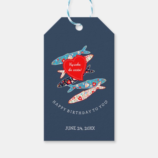Portuguese sardines gift tags (Front)