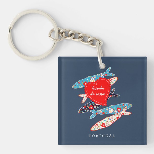 Portuguese sardines keychain (Front)