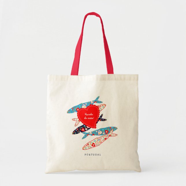 Portuguese sardines tote bag (Front)