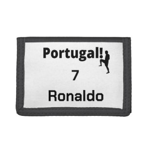 Portuguese Soccer Player customizable Trifold Wallet
