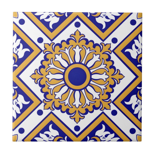 portuguese sophisticated design  tiles (Front)