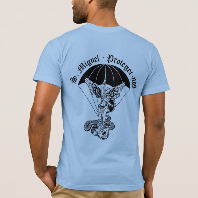 Portuguese St. Michael the Archangel T-Shirt (Back)