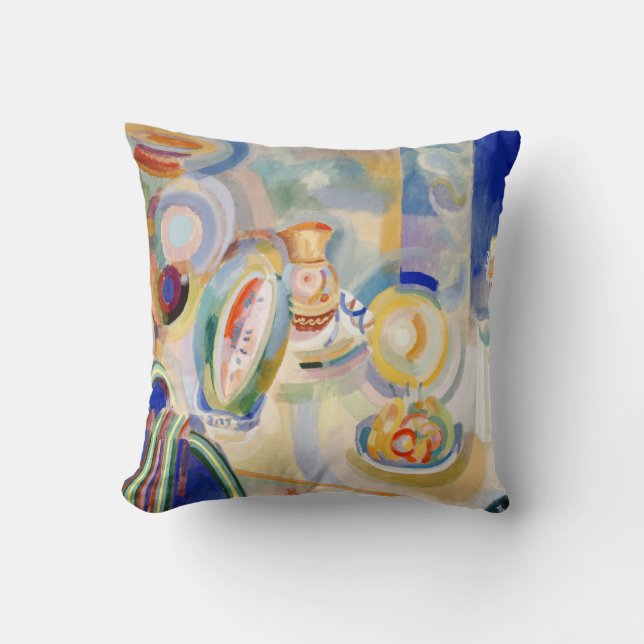 Portuguese Still Life, R. Delaunay  Throw Pillow (Front)
