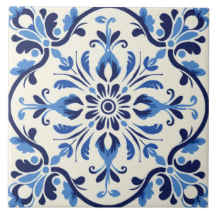 Portuguese style cute pattern ceramic tile