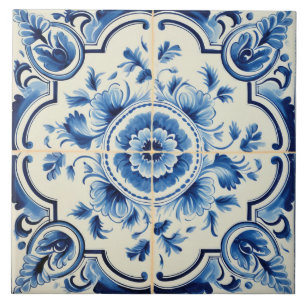 Portuguese style cute pattern ceramic tile