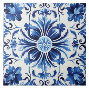 Portuguese style cute pattern ceramic tile