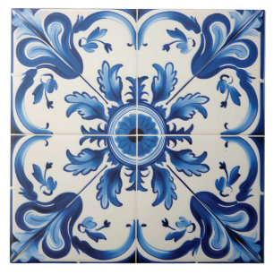 Portuguese style cute pattern ceramic tile