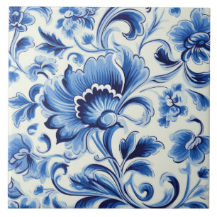 Portuguese style cute pattern ceramic tile