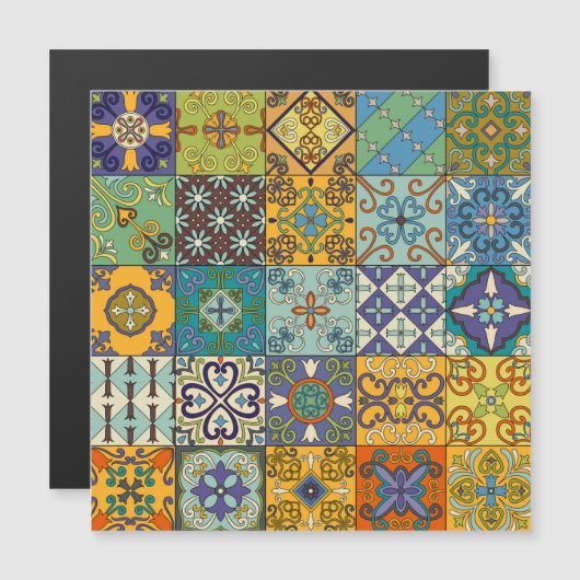 Portuguese Talavera Tile Design (Front/Back)