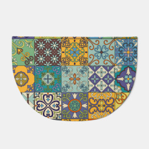 Portuguese Talavera Tile Design Doormat