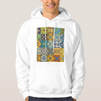 Portuguese Talavera Tile Design Hoodie
