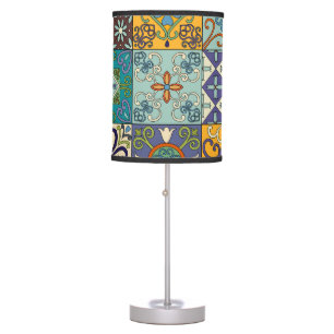 Portuguese Talavera Tile Design Table Lamp