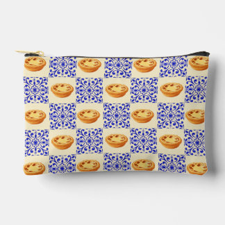 Portuguese Tart and Tiles Accessory Pouch