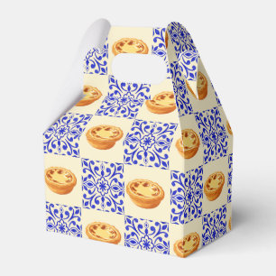 Portuguese Tart and Tiles Favor Boxes