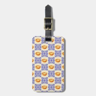 Portuguese Tart and Tiles Luggage Tag