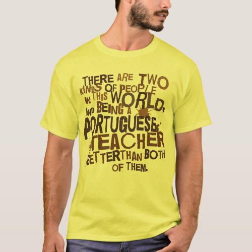 Portuguese Teacher Gift T_Shirt