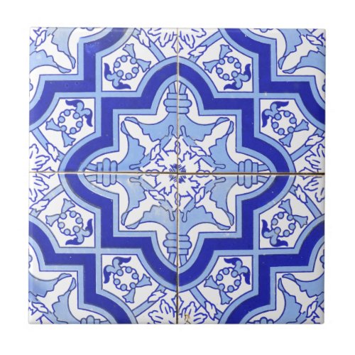 Portuguese Tile Blue and White