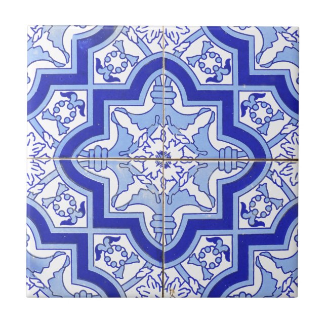 Portuguese Tile Blue and White (Front)