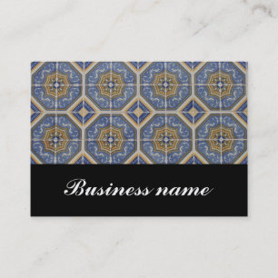Portuguese tile business card