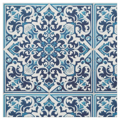 Portuguese tile fabric