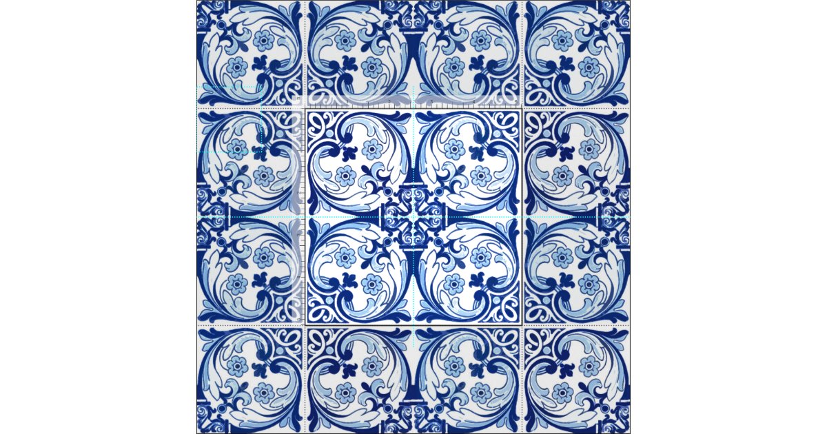 Portuguese tile fabric