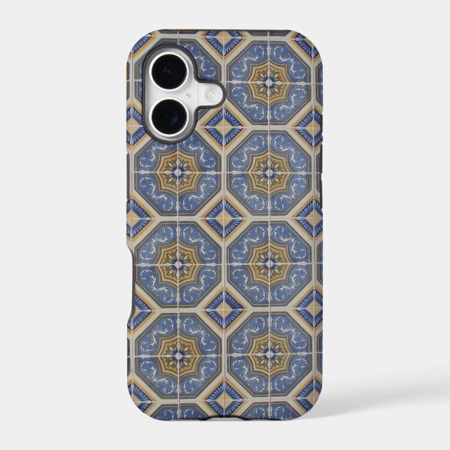 Portuguese tile iphone case (Back)