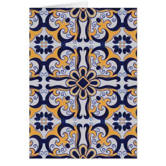 Portuguese tile pattern cards (Front)