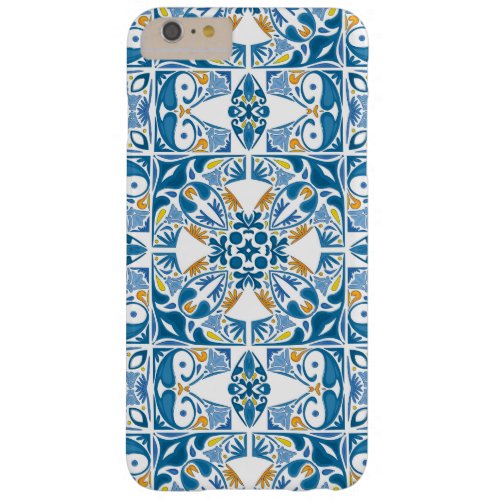 Portuguese Tile Pattern Barely There iPhone 6 Plus Case