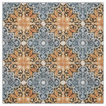 Portuguese Tile Pattern Fabric
